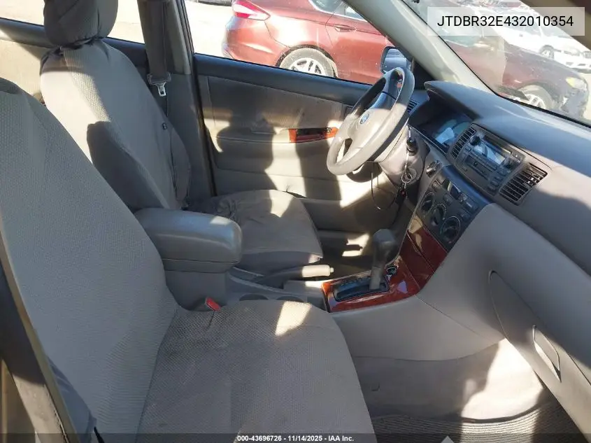 JTDBR32E432010354 2003 Toyota Corolla Le