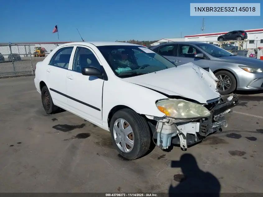 1NXBR32E53Z145018 2003 Toyota Corolla Ce