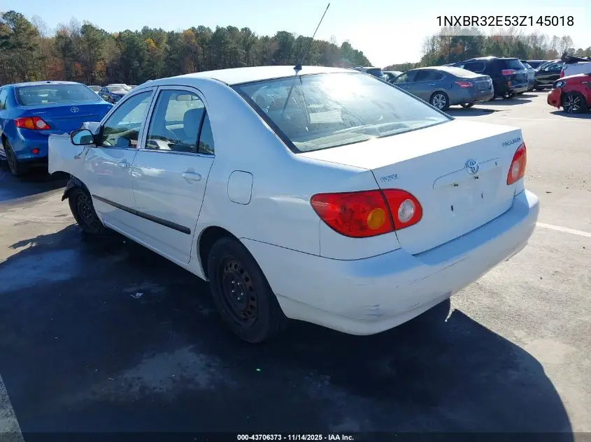 1NXBR32E53Z145018 2003 Toyota Corolla Ce