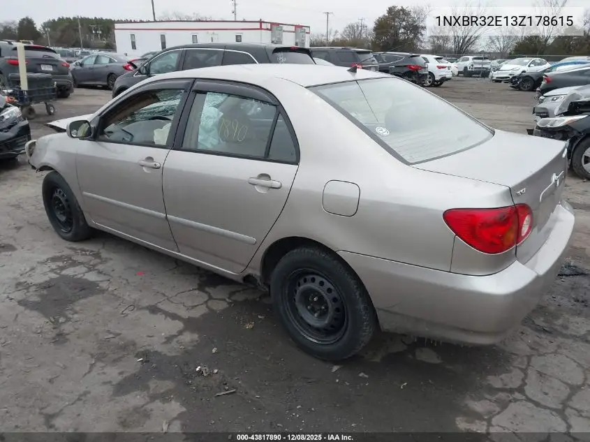 1NXBR32E13Z178615 2003 Toyota Corolla Le