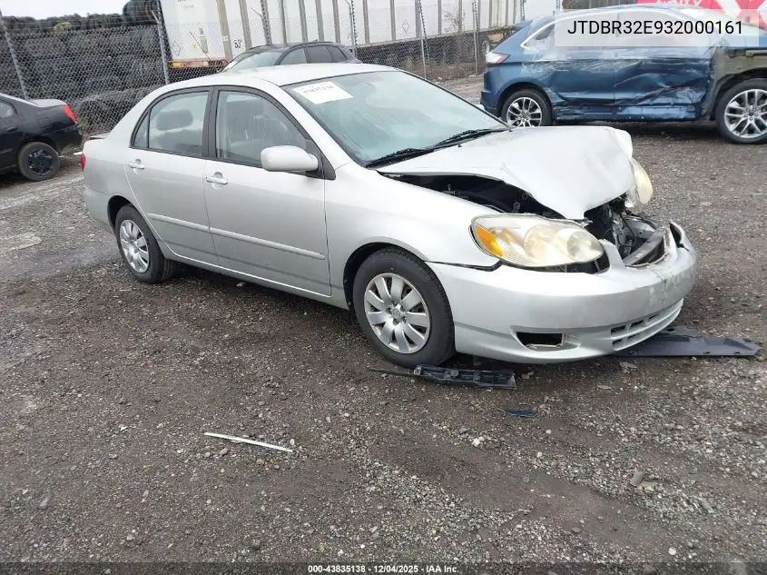 JTDBR32E932000161 2003 Toyota Corolla Le