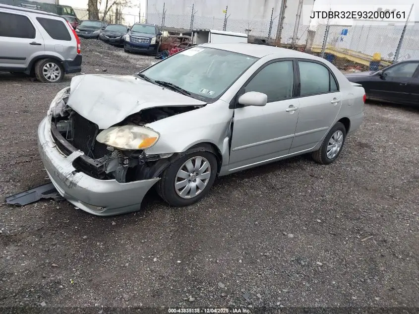 JTDBR32E932000161 2003 Toyota Corolla Le