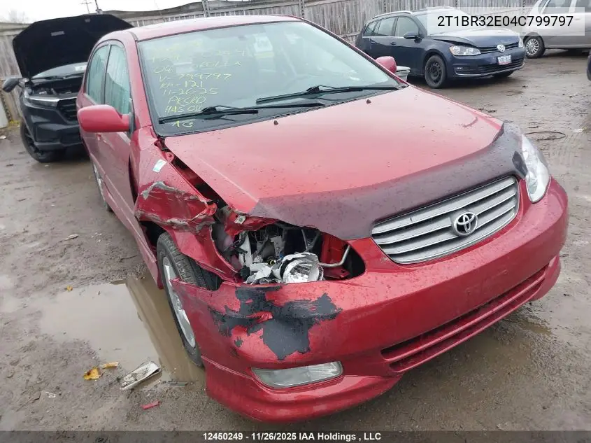 2T1BR32E04C799797 2004 Toyota Corolla Ce/Le/Sport