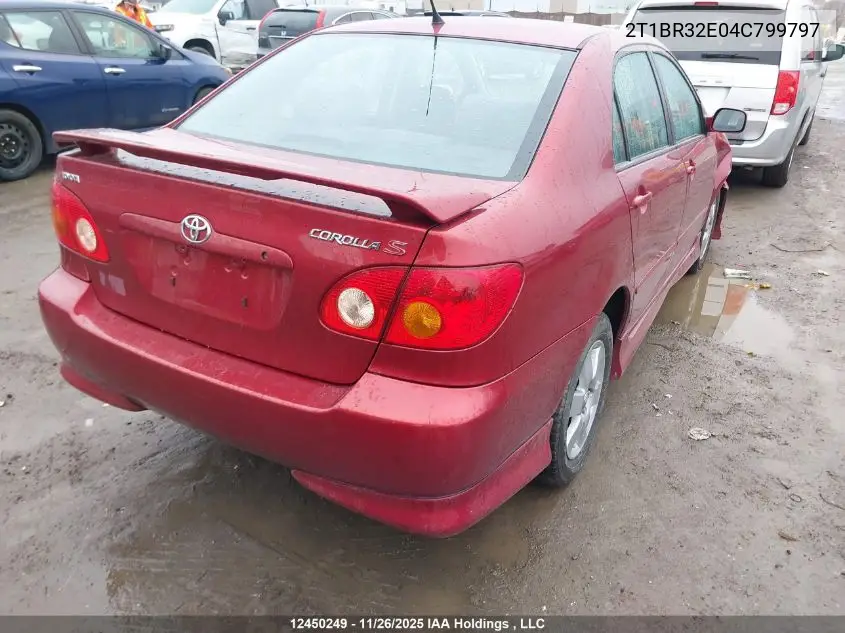 2T1BR32E04C799797 2004 Toyota Corolla Ce/Le/Sport