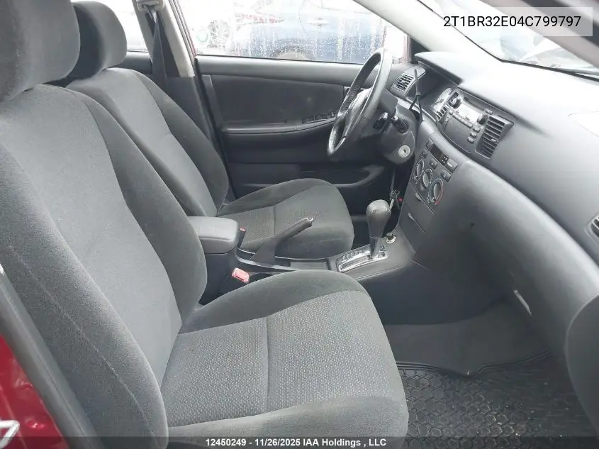 2T1BR32E04C799797 2004 Toyota Corolla Ce/Le/Sport
