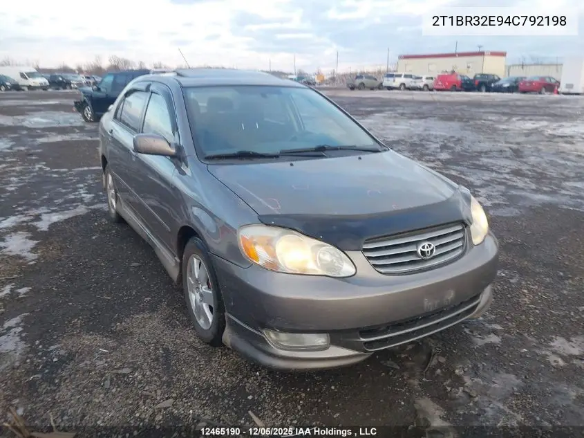 2T1BR32E94C792198 2004 Toyota Corolla