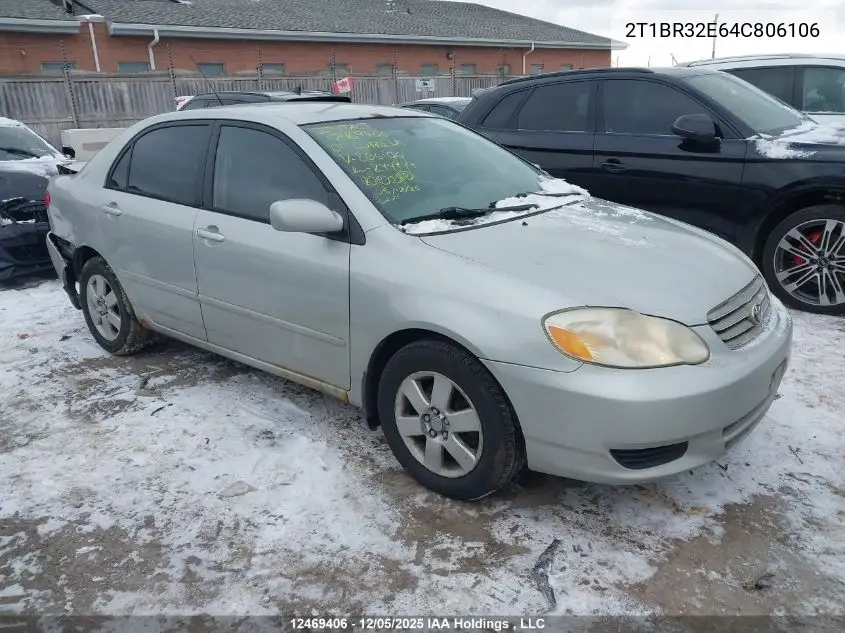2T1BR32E64C806106 2004 Toyota Corolla