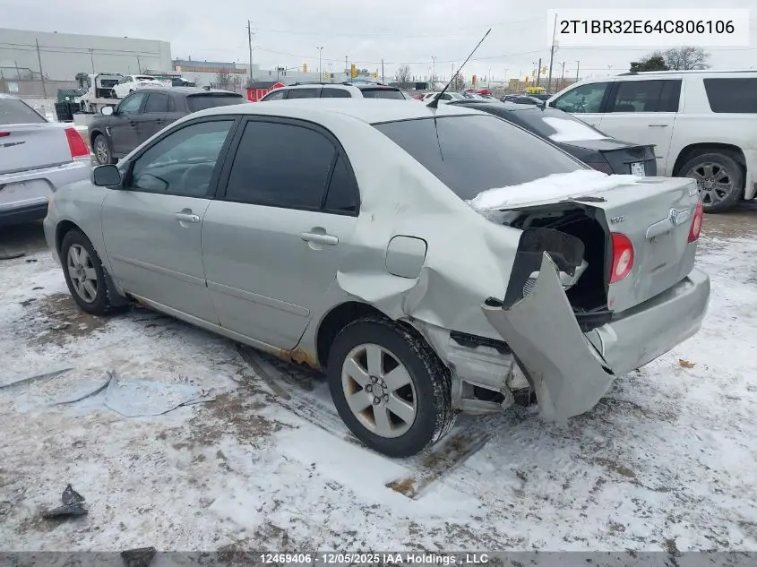 2T1BR32E64C806106 2004 Toyota Corolla