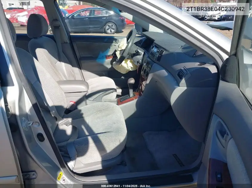 2T1BR38E04C230942 2004 Toyota Corolla Le