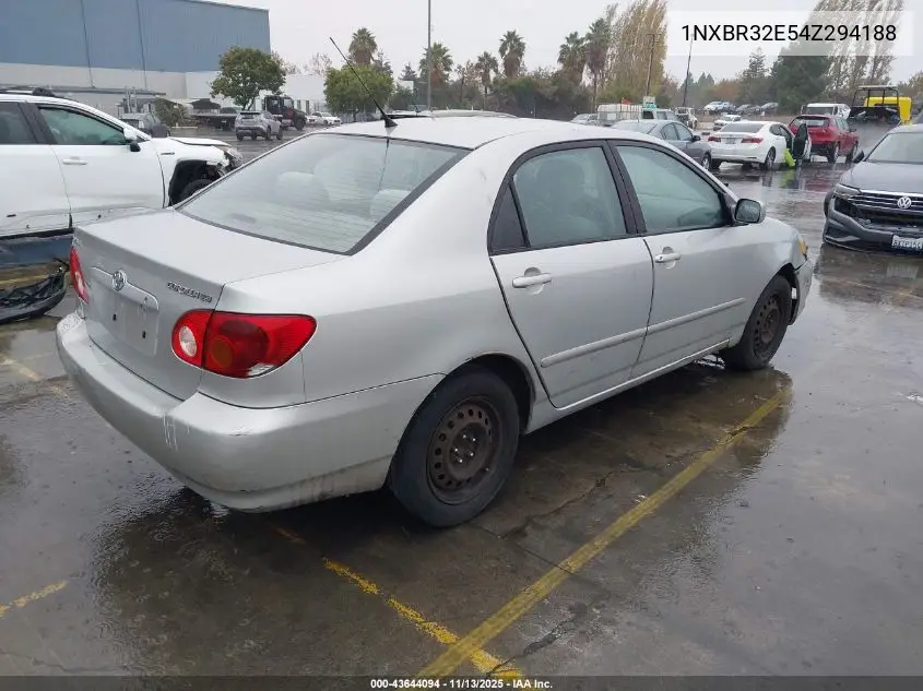 1NXBR32E54Z294188 2004 Toyota Corolla Le