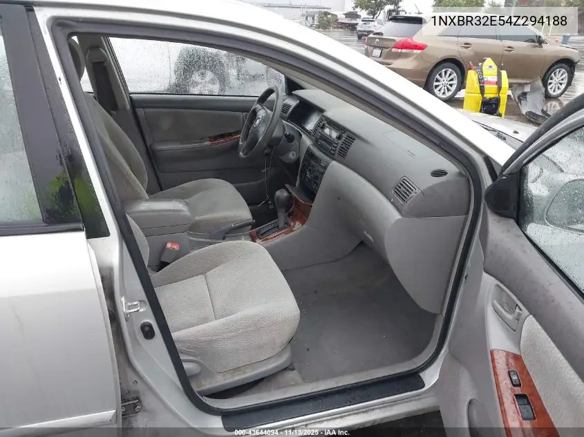 1NXBR32E54Z294188 2004 Toyota Corolla Le