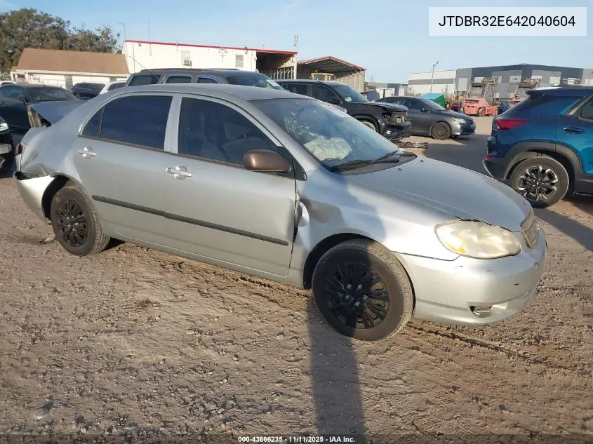 JTDBR32E642040604 2004 Toyota Corolla Ce