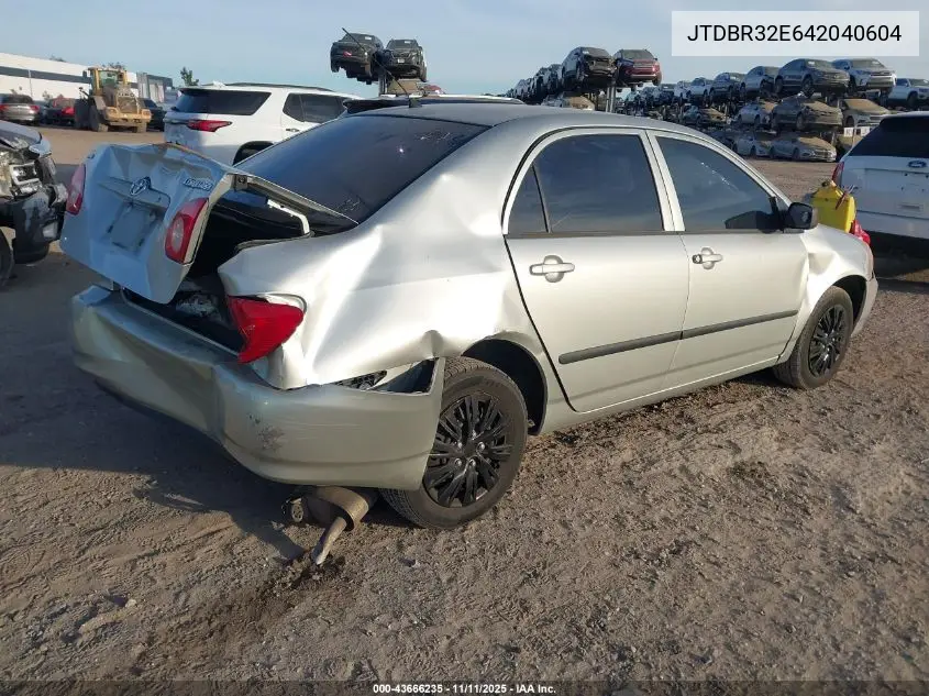 JTDBR32E642040604 2004 Toyota Corolla Ce