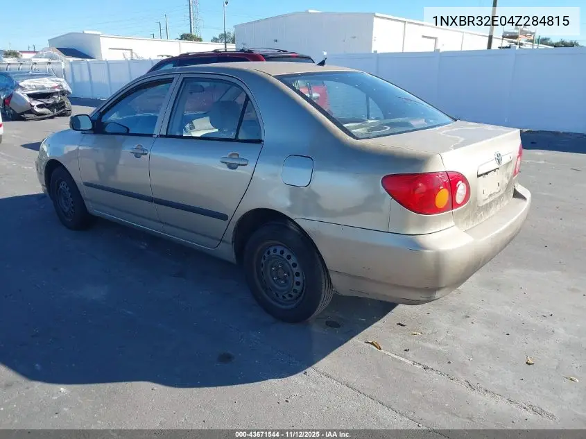 1NXBR32E04Z284815 2004 Toyota Corolla Ce