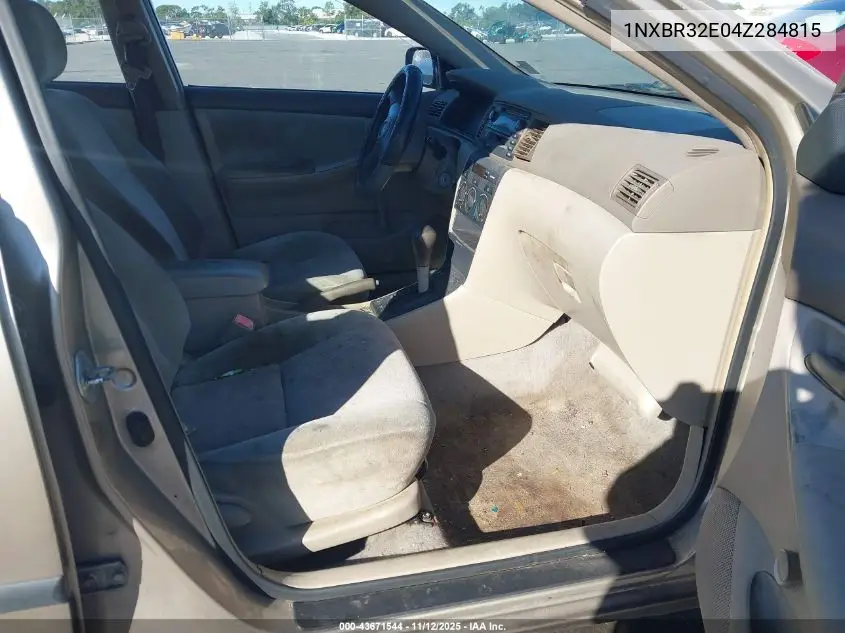 1NXBR32E04Z284815 2004 Toyota Corolla Ce