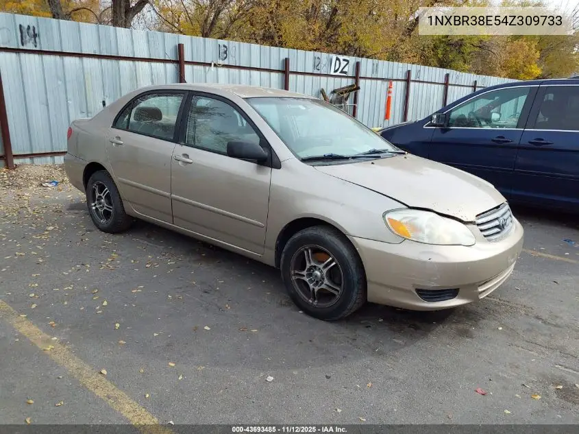 1NXBR38E54Z309733 2004 Toyota Corolla Le