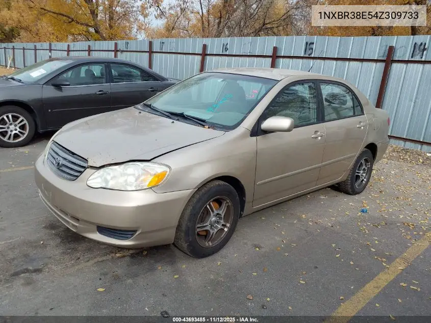 1NXBR38E54Z309733 2004 Toyota Corolla Le