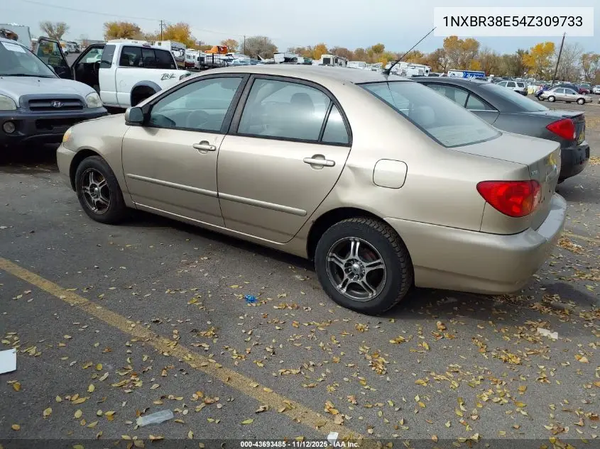 1NXBR38E54Z309733 2004 Toyota Corolla Le