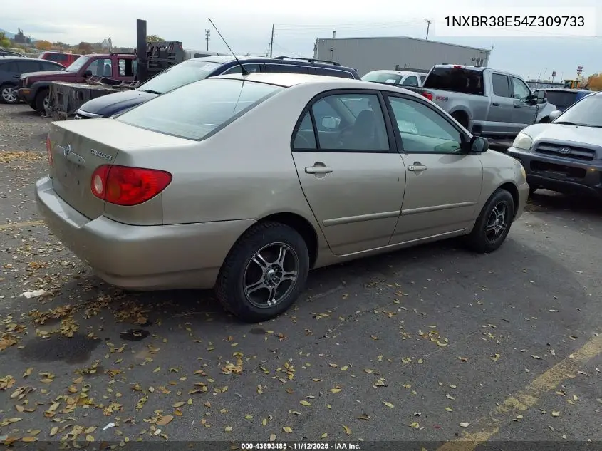 1NXBR38E54Z309733 2004 Toyota Corolla Le