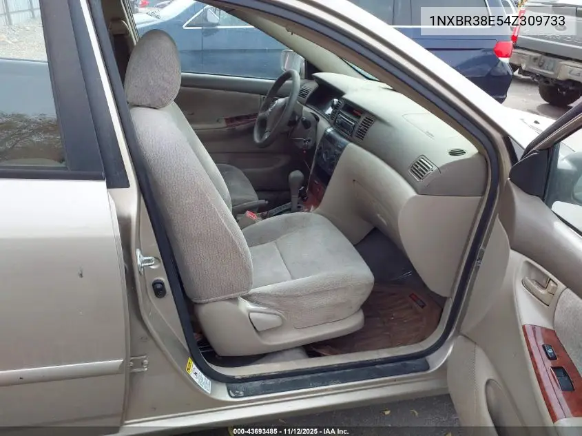 1NXBR38E54Z309733 2004 Toyota Corolla Le