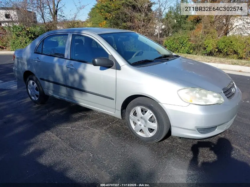 2T1BR32E64C302574 2004 Toyota Corolla Ce