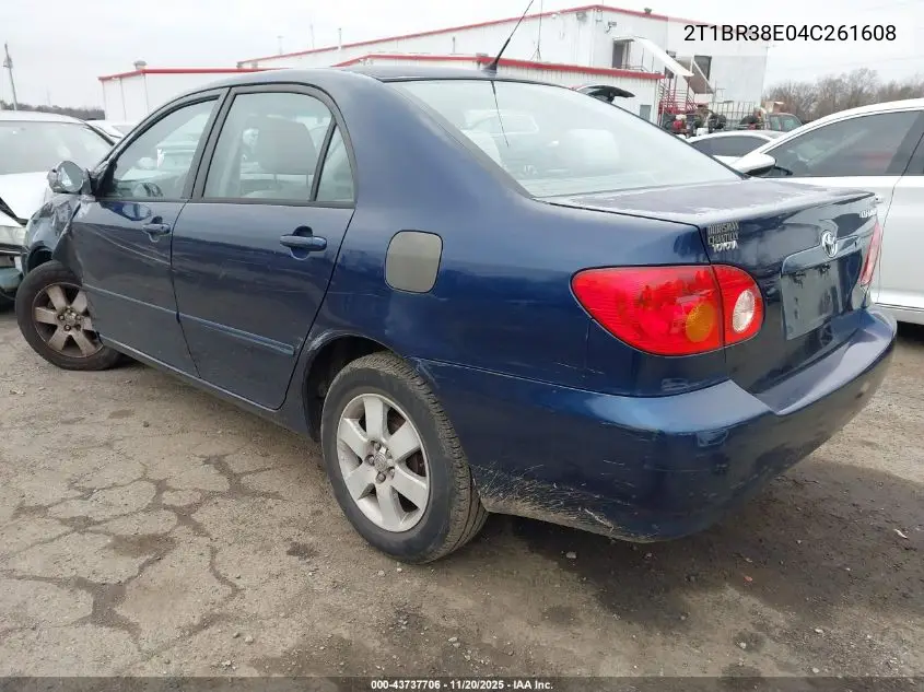 2T1BR38E04C261608 2004 Toyota Corolla Le