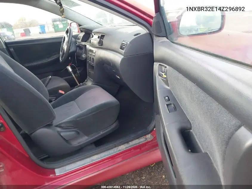 1NXBR32E14Z296892 2004 Toyota Corolla S