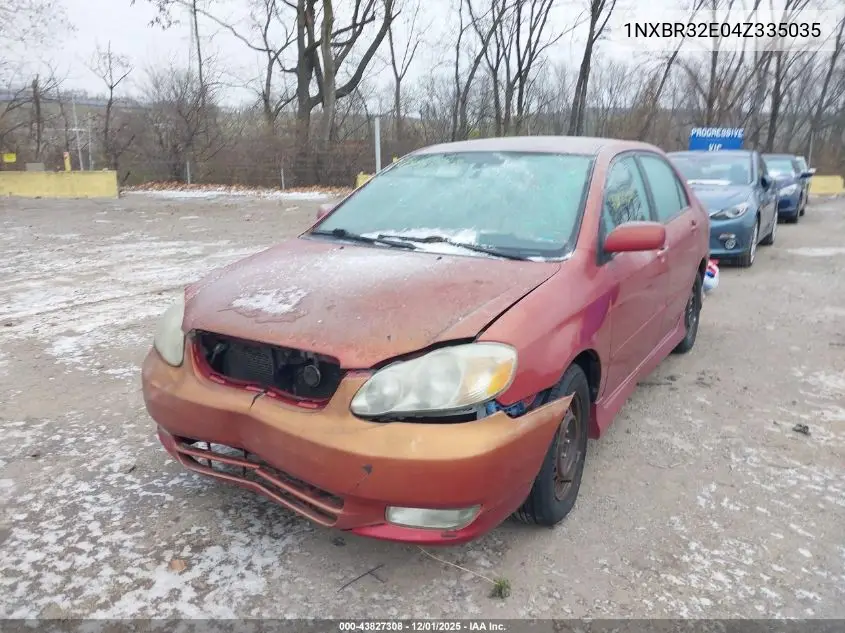 1NXBR32E04Z335035 2004 Toyota Corolla S