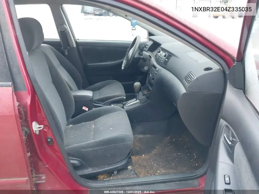 1NXBR32E04Z335035 2004 Toyota Corolla S