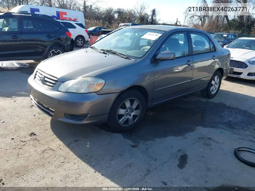 2T1BR38EX4C263771 2004 Toyota Corolla Le