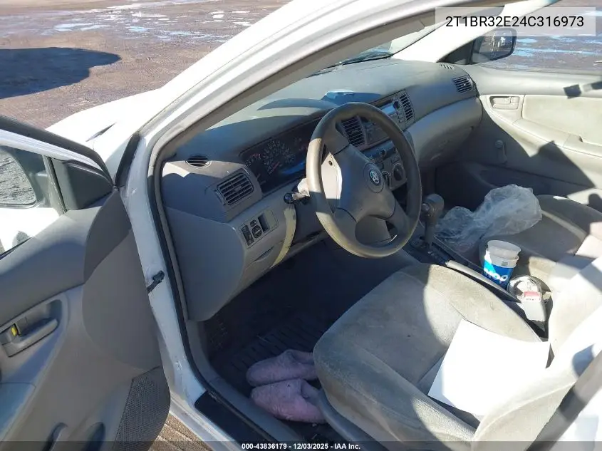 2T1BR32E24C316973 2004 Toyota Corolla Ce