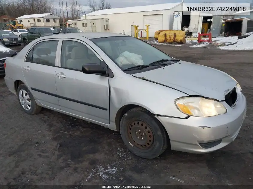 1NXBR32E74Z249818 2004 Toyota Corolla Ce