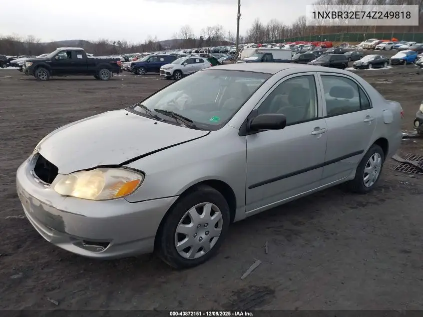 1NXBR32E74Z249818 2004 Toyota Corolla Ce