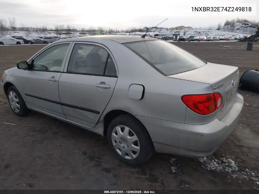 1NXBR32E74Z249818 2004 Toyota Corolla Ce