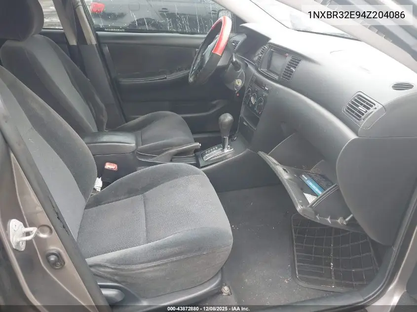 1NXBR32E94Z204086 2004 Toyota Corolla S