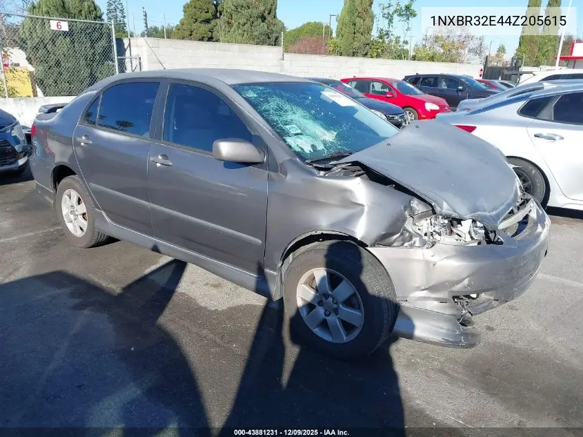 1NXBR32E44Z205615 2004 Toyota Corolla S