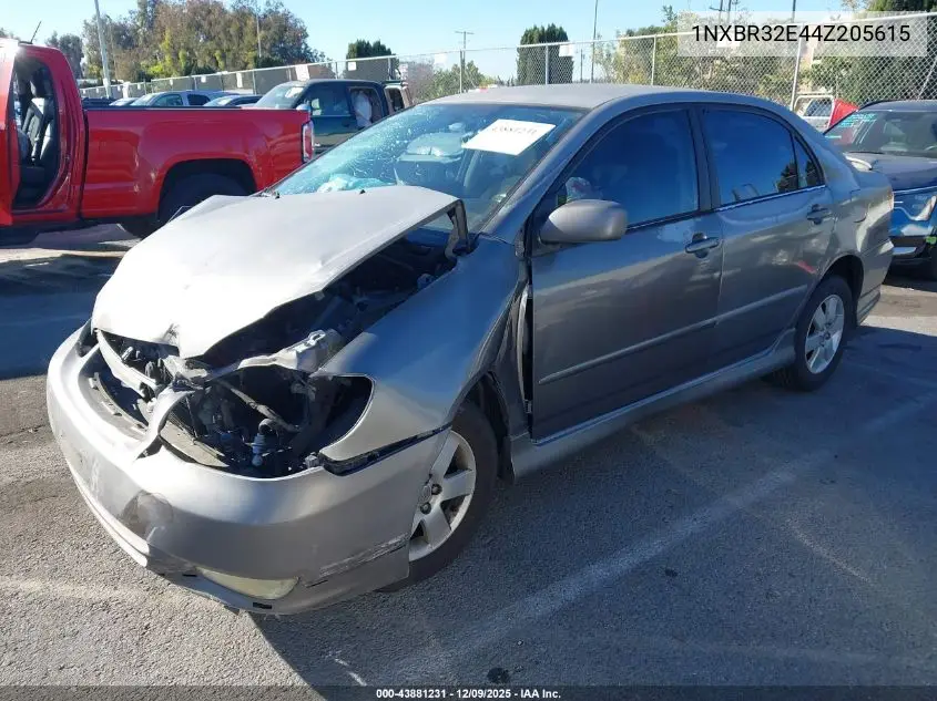1NXBR32E44Z205615 2004 Toyota Corolla S
