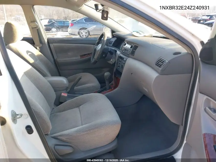 1NXBR32E24Z240931 2004 Toyota Corolla Le