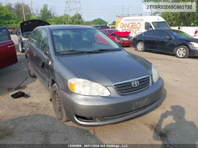 2005 Toyota Corolla Ce/Le/S VIN: 2T1BR32E65C863732 Lot: 12060869