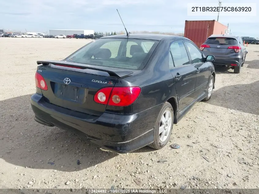 2T1BR32E75C863920 2005 Toyota Corolla Ce/Le/Sport