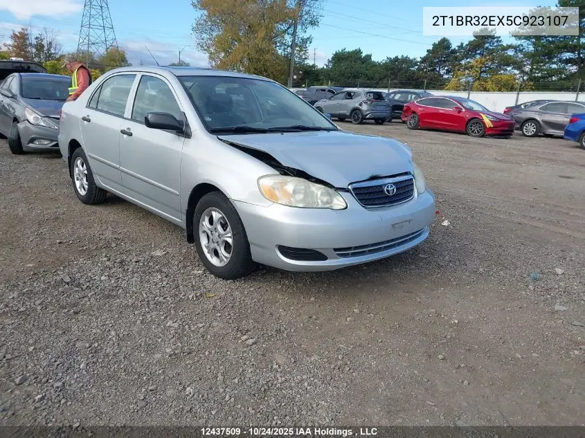 2T1BR32EX5C923107 2005 Toyota Corolla Ce/Le/S