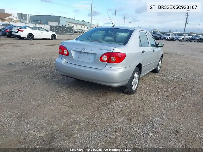 2T1BR32EX5C923107 2005 Toyota Corolla Ce/Le/S