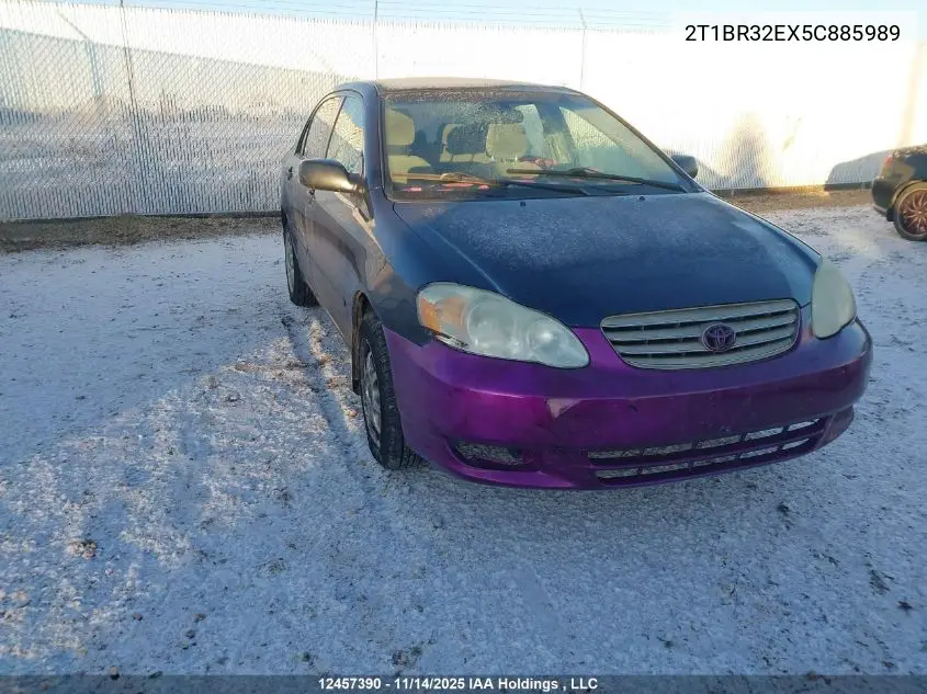 2T1BR32EX5C885989 2005 Toyota Corolla Ce/Le/Sport
