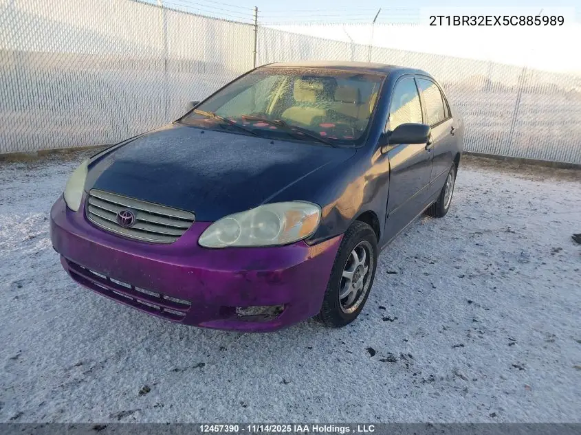 2T1BR32EX5C885989 2005 Toyota Corolla Ce/Le/Sport