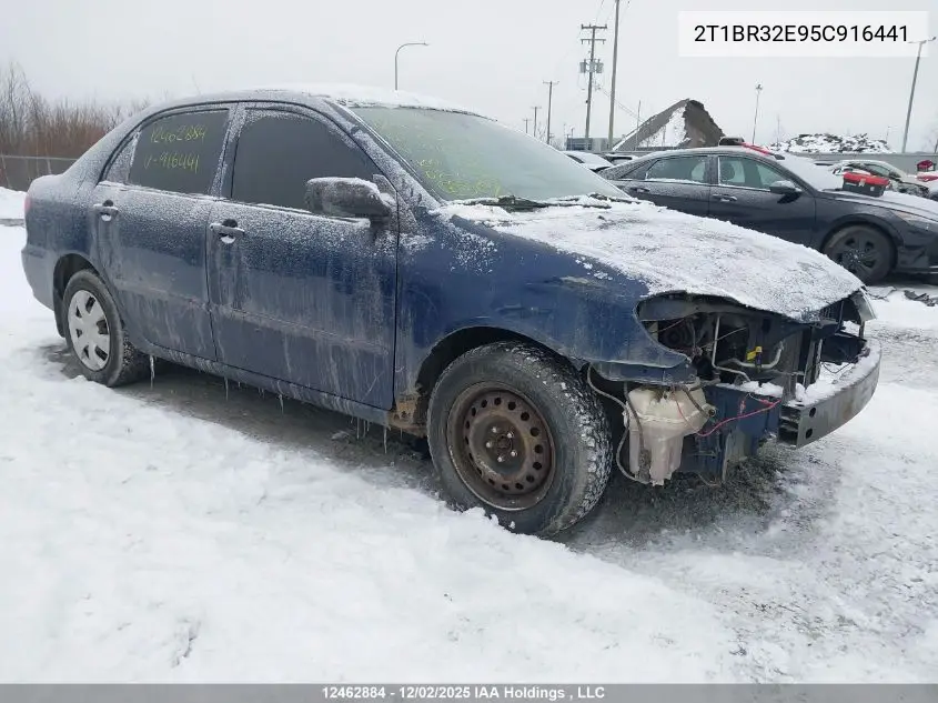 2T1BR32E95C916441 2005 Toyota Corolla Ce/Le/Sport