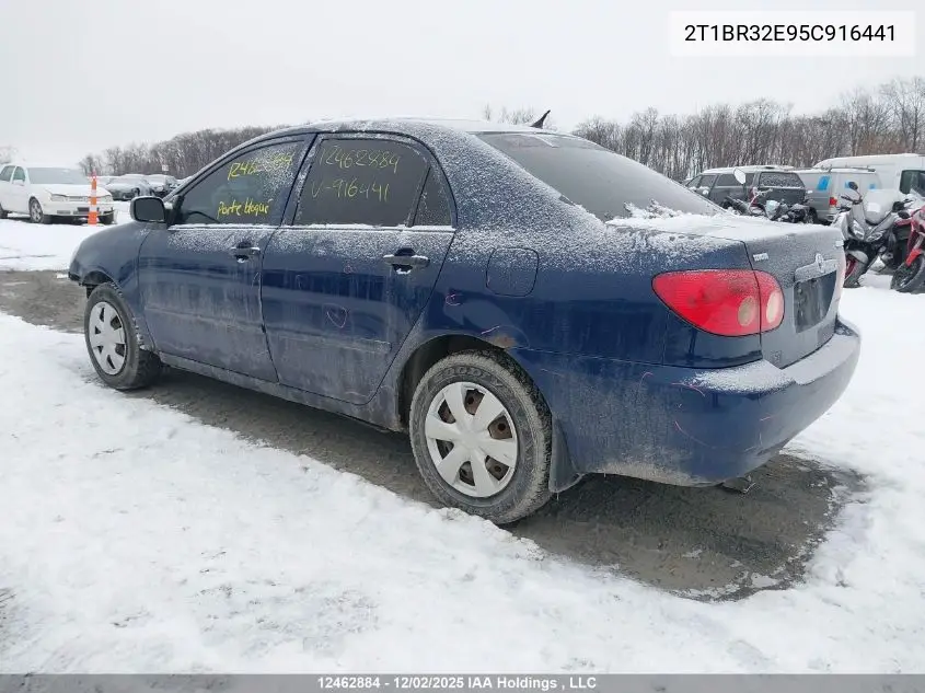 2T1BR32E95C916441 2005 Toyota Corolla Ce/Le/Sport