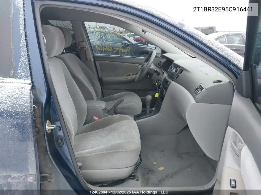 2T1BR32E95C916441 2005 Toyota Corolla Ce/Le/Sport