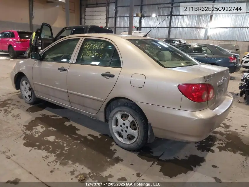 2T1BR32E25C922744 2005 Toyota Corolla