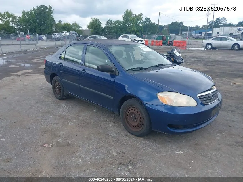 2005 Toyota Corolla Ce VIN: JTDBR32EX52067578 Lot: 40248283