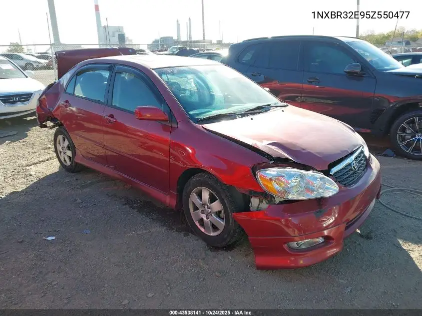 1NXBR32E95Z550477 2005 Toyota Corolla S